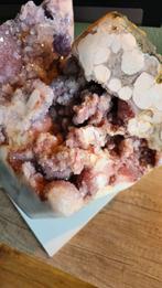 AAA Kwaliteit Roze Amethist Geode  Uniek Verzamelaarsstuk XL, Ophalen