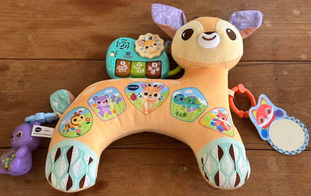 Vtech tummy time hertje - zo goed als nieuw, Ophalen of Verzenden, Zo goed als nieuw