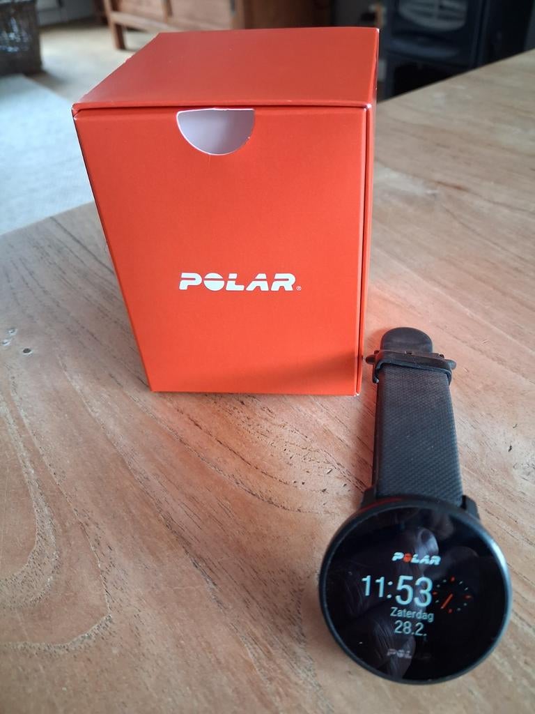 Polar Unita sporthorloge, Zwart, Ophalen of Verzenden, Zo goed als nieuw, Waterdicht