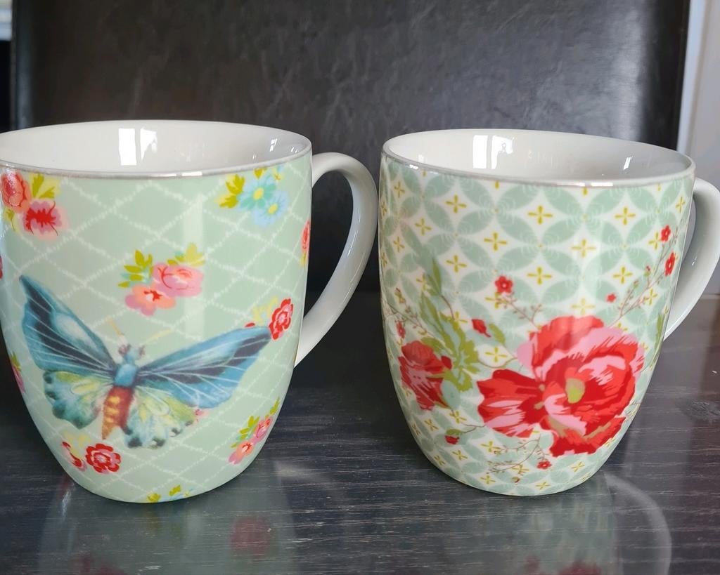 Room Seven - 2x mok - winter poppy, Rond, Nieuw, Ophalen of Verzenden, Aardewerk