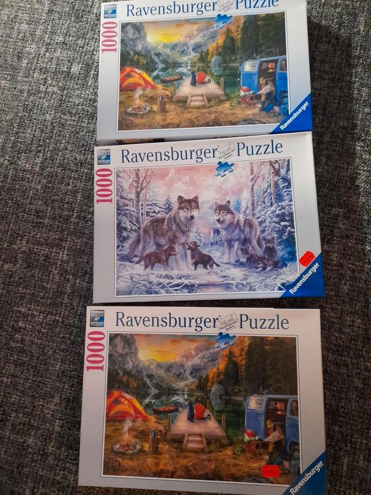 Nieuwe Ravensburger legpuzzels (1000 stukjes), Hobby en Vrije tijd, Denksport en Puzzels, Nieuw, Legpuzzel, 500 t/m 1500 stukjes