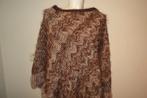 Missoni eertelijns poncho deels wol mooi motief franje one s, Kleding | Dames, Bruin, Verzenden, Maat 46/48 (XL) of groter, Missoni