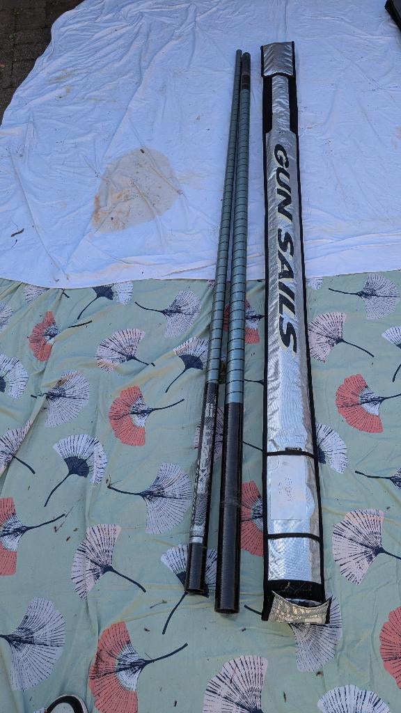 Mast Gun expert 75% 430 en Deca 80% 400, Watersport en Boten, Windsurfen, Ophalen, Mast, Minder dan 5 m², Gebruikt