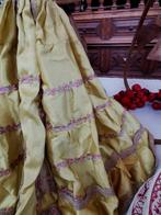 Antieke halfdoll jurk gemaakt v prachtige oude stof  Miekje, Ophalen of Verzenden