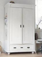 Witte landelijke servieskast, Ophalen, Gebruikt, 25 tot 50 cm, 150 tot 200 cm