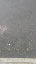 1600m2 20/20/8cm en 20/40/8cm natuursteen deklaag zwart, Tuin en Terras, Tegels en Klinkers, Ophalen, Gebruikt, Beton, Klinkers