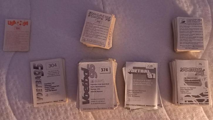 Voetbal: allerlei losse (Panini) stickers en kaarten, Verzamelen, Stickers, Zo goed als nieuw, Sport, Ophalen of Verzenden