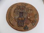 Wanddecoratie uilen Rheinfelden keramiek zestiger jaren 1960, Ophalen of Verzenden, Gebruikt