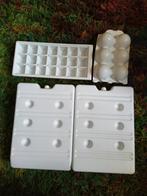 Smeg koelelementen 4 stuks, ijsblokjeshouder. Eierdoos., Witgoed en Apparatuur, Koelkasten en IJskasten, Zonder vriesvak, 200 liter of meer