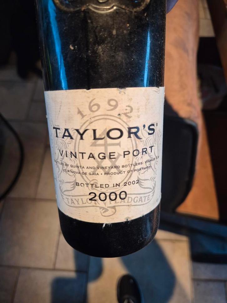 Taylor's Vintage Port 2000 - Topjaar!, Verzamelen, Wijnen, Ophalen of Verzenden