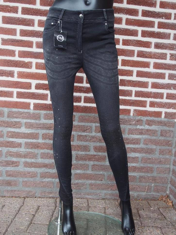 Montar Kamil Black Denim Back Pockets Maat 34, Dieren en Toebehoren, Paardrijkleding, Nieuw, Dames, Kinderen, Onderkleding, Dressuur