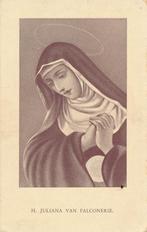 Devotieprentje van de Heilige Juliana van Falconerie, Verzamelen, Religie, Christendom | Katholiek, Zo goed als nieuw, Kaart of Prent