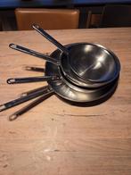 Demeyere Control induc steelpannen, Huis en Inrichting, Keuken | Potten en Pannen, Ophalen, Inductieplaat, Pannenset, Zo goed als nieuw