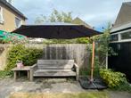 Zweefparasol compleet, diameter 250 cm., Ophalen, 2 tot 3 meter, Kantelbaar, Zweefparasol