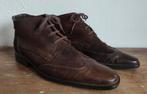 Half hoge veterschoenen Van Lier maat 44 (9,5), Bruin, Van Lier, Ophalen of Verzenden, Zo goed als nieuw