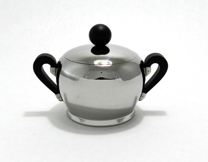Alessi BOMBÉ Suikerpot met deksel., Antiek en Kunst, Kunst | Designobjecten, Ophalen of Verzenden