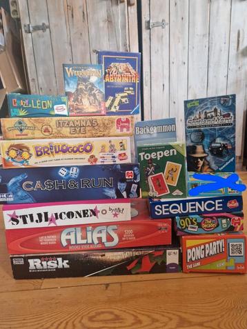 Flink Bordspellen pakket (15stuks), spelletjes varia beschikbaar voor biedingen