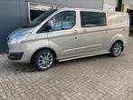 Ford Transit Custom 290 2.2 TDCI L2H1 LIMITED DC TOP STAAT!, Auto's, Bestelauto's, Te koop, 5 stoelen, 750 kg, Ford