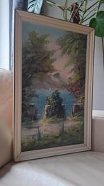 Jaren 60 schilderij 55x35, Antiek en Kunst, Ophalen of Verzenden