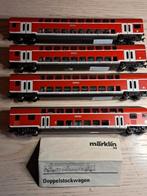 MARKLIN 43586. 43585. 43584 DUBBELDEKS, Wisselstroom, Wagon, Ophalen of Verzenden, Zo goed als nieuw