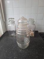 Antieke voorraadpotten kruidenier snoeppotten, Antiek en Kunst, Curiosa en Brocante, Ophalen of Verzenden