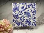 Knutsel servetten Delfts blauw fruit/vlinders/blad HM148, Ophalen of Verzenden, Nieuw, Materiaal