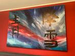 Schilderij van Paulien van Roon, Antiek en Kunst, Kunst | Schilderijen | Abstract, Ophalen