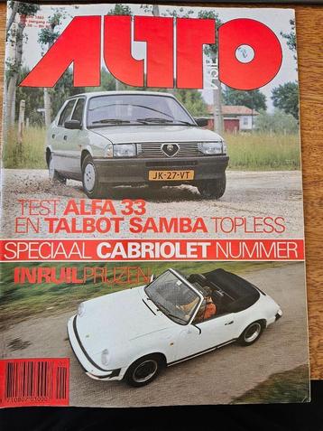 Autovisie 25 juni 1983 – Test Alfa 33 & Porsche 911 SC beschikbaar voor biedingen