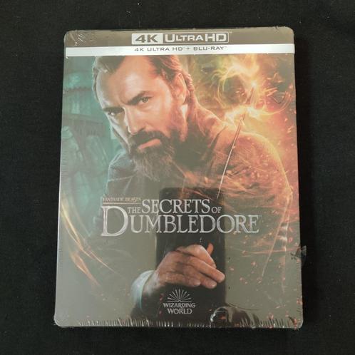 The Secrets of Dumbledore | 4K Ultra HD Blu-ray | steelbook, Cd's en Dvd's, Blu-ray, Nieuw in verpakking, Science Fiction en Fantasy
