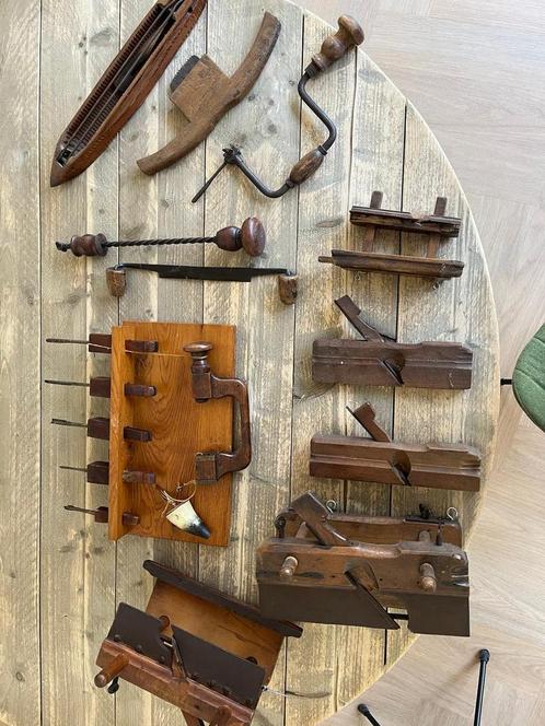 Prachtige set antiek timmergereedschap., Antiek en Kunst, Antiek | Gereedschap en Instrumenten, Ophalen of Verzenden