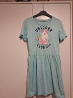 Jurk maat 146 van H&M met unicorn, Ophalen of Verzenden, Gebruikt, Meisje, Jurk of Rok