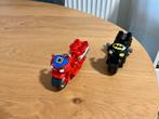 Duplo : Motors - van Spiderman en Batman - € 2,50 per stuk, Kinderen en Baby's, Speelgoed | Duplo en Lego, Ophalen, Gebruikt, Duplo
