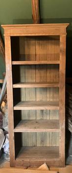 (Licht) Houten (boeken)kast, Huis en Inrichting, Kasten | Boekenkasten, Ophalen, Met plank(en), Gebruikt, 50 tot 100 cm
