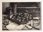Aart van Dobbenburgh (1899-1988) - Stilleven met aardappelen, Antiek en Kunst, Kunst | Litho's en Zeefdrukken, Ophalen of Verzenden