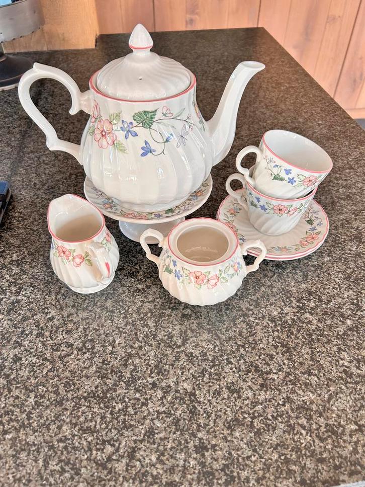 Wood & Sons Spring Fields Servies, Huis en Inrichting, Keuken | Servies, Gebruikt, Kop(pen) en/of Schotel(s), Overige stijlen