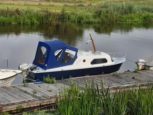 motorboot, Watersport en Boten, Motorboten en Motorjachten, Gebruikt, Polyester, Tot 6 meter, Benzine, Buitenboordmotor, Minder dan 10 pk