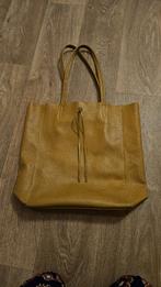 Gele handtas, Sieraden, Tassen en Uiterlijk, Tassen | Damestassen, Ophalen of Verzenden, Gebruikt, Geel, Handtas