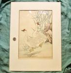 Japanse houtsnede Imao Keinen Knobbelganzen, Antiek en Kunst, Ophalen of Verzenden