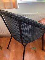 60 jarige Lloyd Loom kuipstoelen zwart en wit, Antiek en Kunst, Ophalen