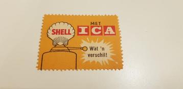 Oude postzegel Shell ICA