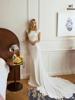 Trouwjurk modeca maat 36/38, Ophalen of Verzenden, Zo goed als nieuw, Wit, Trouwjurk