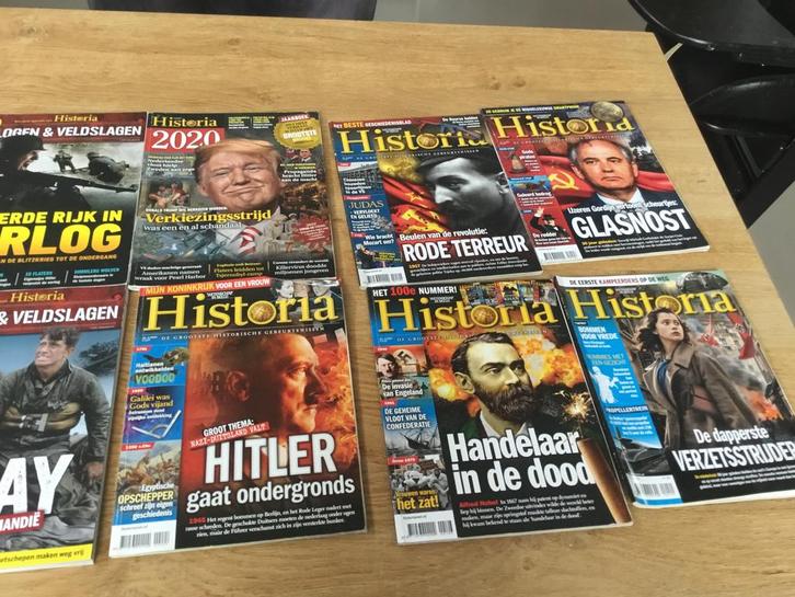 13 Historia Tijdschriften - Geschiedenis, Boeken, Tijdschriften en Kranten, Gelezen, Wetenschap en Natuur, Ophalen of Verzenden