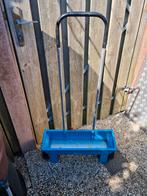 Gardena strooiwagen, Ophalen, Gebruikt