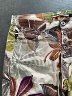 J419 Please maat S=36 broek 7/8e jeans beige/bruin/groen, Kleding | Dames, Beige, Please, Ophalen of Verzenden, Zo goed als nieuw