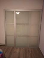 Ikea Pax kast 2x schuifdeuren aluminum 196x127cm., Ophalen, 100 tot 150 cm, Zo goed als nieuw, 150 tot 200 cm