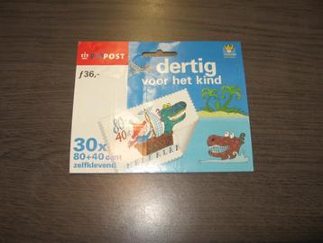 Nederland 2000. Mailer: Dertig voor het kind, Postfris. beschikbaar voor biedingen