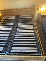 ergosleep elektrisch verstelbaar bed / lattenbodem 160x200, Ophalen, Tweepersoons, Zo goed als nieuw, Bedbodem