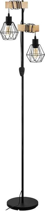 Nieuw. EGLO vloerlamp Townshend 5, 2-lichts vintage, Huis en Inrichting, Lampen | Vloerlampen, Eglo, Ophalen of Verzenden, Eglo