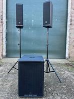 2x RCF NXL14A speakers + 1x RCF 15AX Subwoofer - Nieuwstaat, Ophalen, Zo goed als nieuw, 1000 watt of meer, P.A.