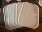 3 x ikea trofast bakken deksels doorzichtig wit, Minder dan 50 cm, Ophalen of Verzenden, Zo goed als nieuw, Minder dan 100 cm